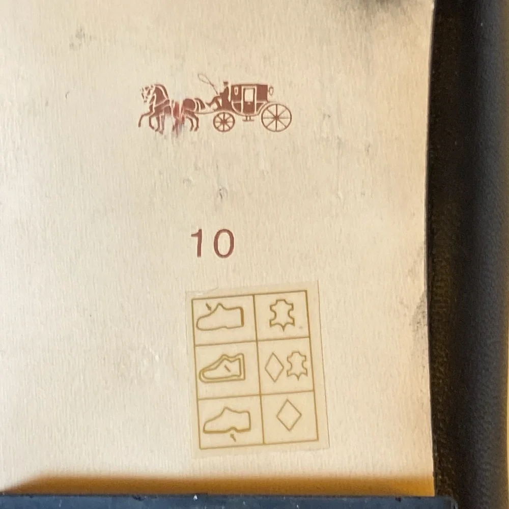 Coach Winley Double Buckle Mary Jane Ballet Flats Black Leather 10B Vietnam - Picture 7 of 8